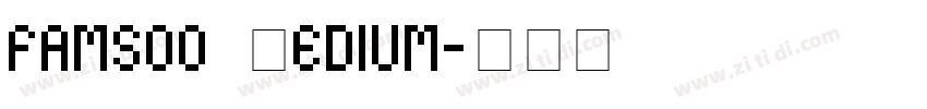 famsoo Medium字体转换